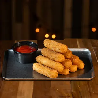 Sticks de queso mozzarella rebozados