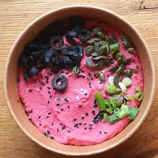 Hummus cu sfecla roșie - fara gluten, vegan / de post