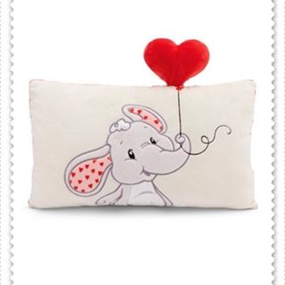 Peluche almohada elefante love.