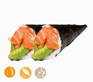 Temaki Salmón (2 Uds.)