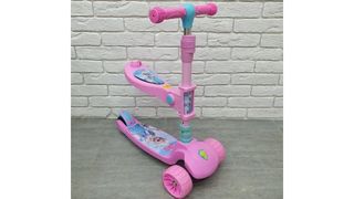 Беговел+самокат с подвесным сидением