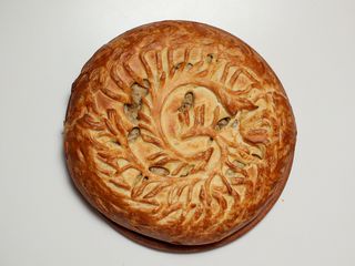 Курник з куркою та грибами (1kg)