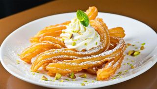 Churros crema pistacchio