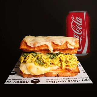 Pestoso Croque· Pollo pesto