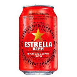 Cerveza Estrella Damm lata 330ml