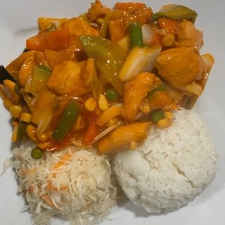 Kurczak w sosie słodko-kwaśnym 500g