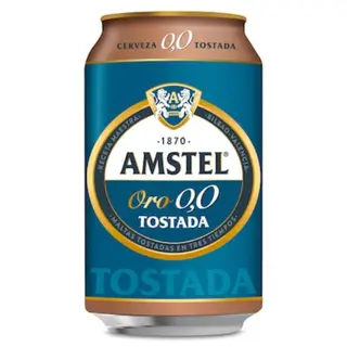 Cerveza Amstel Tostada 0.0 (330 Ml.)