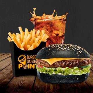 Меню "DeLuxe Бургер з яловичиною"