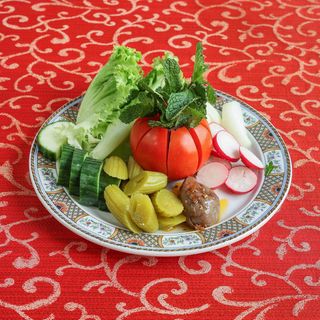 Ensalada servicio libanés