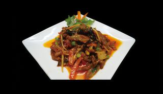 9 Maiale in salsa piccante e dolce