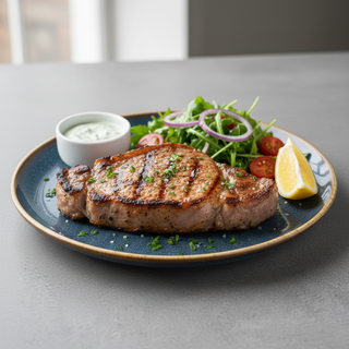 Ceafă de porc la grătar