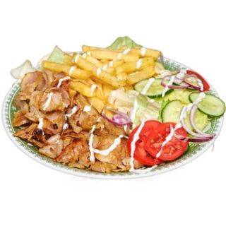 Plato kebab ternera