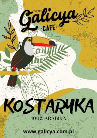 Kostaryka kawa ziarnista (naturalna) 250g