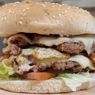 Hamburguesa Griega de carne