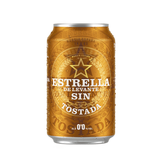 Estrella de Levante 0,0 Tostada Cerveza Lata 33 cl