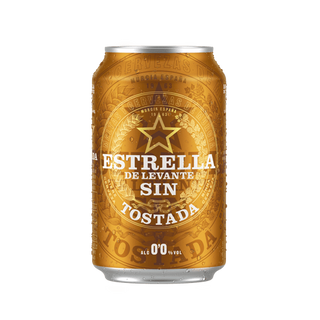 Estrella de Levante 0,0 Tostada Cerveza Lata 33 cl