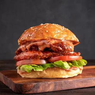 Extra Spicy Buffalo Crunch Burger