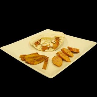 Arepa rellena de choriqueso