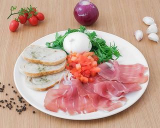 Burrata Jamón Parma (Single)