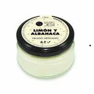 Gelat Artesà de Llimona i Alfàbrega