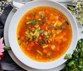 ciorba de legume(de post)