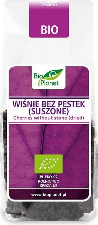 WIŚNIE BEZ PESTEK (SUSZONE) BIO 100 g - BIO PLANET