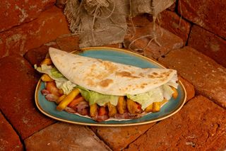Piadina Bacon con pattatine fritte