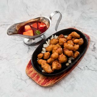 51. Cerdo Crujiente Especial En Salsa Agridulce