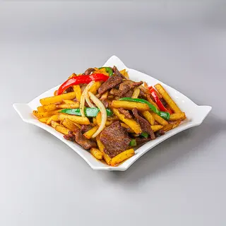Фри с мясом