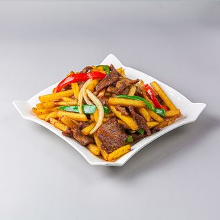 Фри с мясом