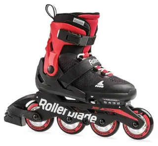 Ролики дитячі Rollerblade Microblade 2024, Чорно-червоний, 28-32