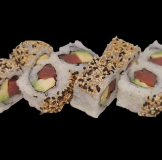 Uramaki de atún con aguacate (8 uds.)