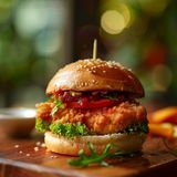 Lagatos chicken burger