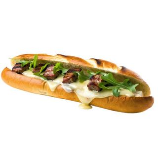 Bocadillo De Kebab Con Queso