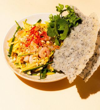 Sałatka Mango z krewetkami