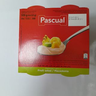 Yogures Macedonia Pascual. Pack 4 unidades