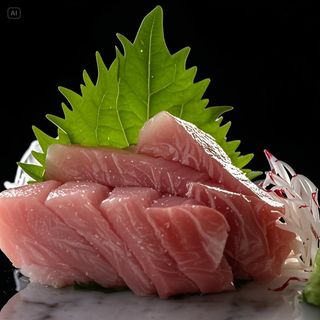 134. Sashimi de Atún Toro 3P. Sashimi Tuna Toro 3P