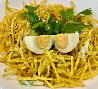 Салат "Гнездо "