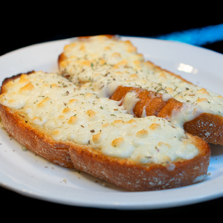 Bruschetta De Pan Con Ajo Y Mozzarella