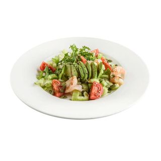 Креветки с авокадо 