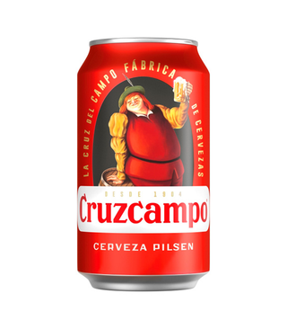 Cerveza Cruzcampo en lata (330 ml.)