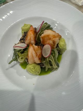 Кимчи Киноа със скариди