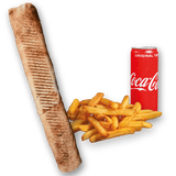 Super Rollo (mega), frytki, Coca-Cola 0,33l