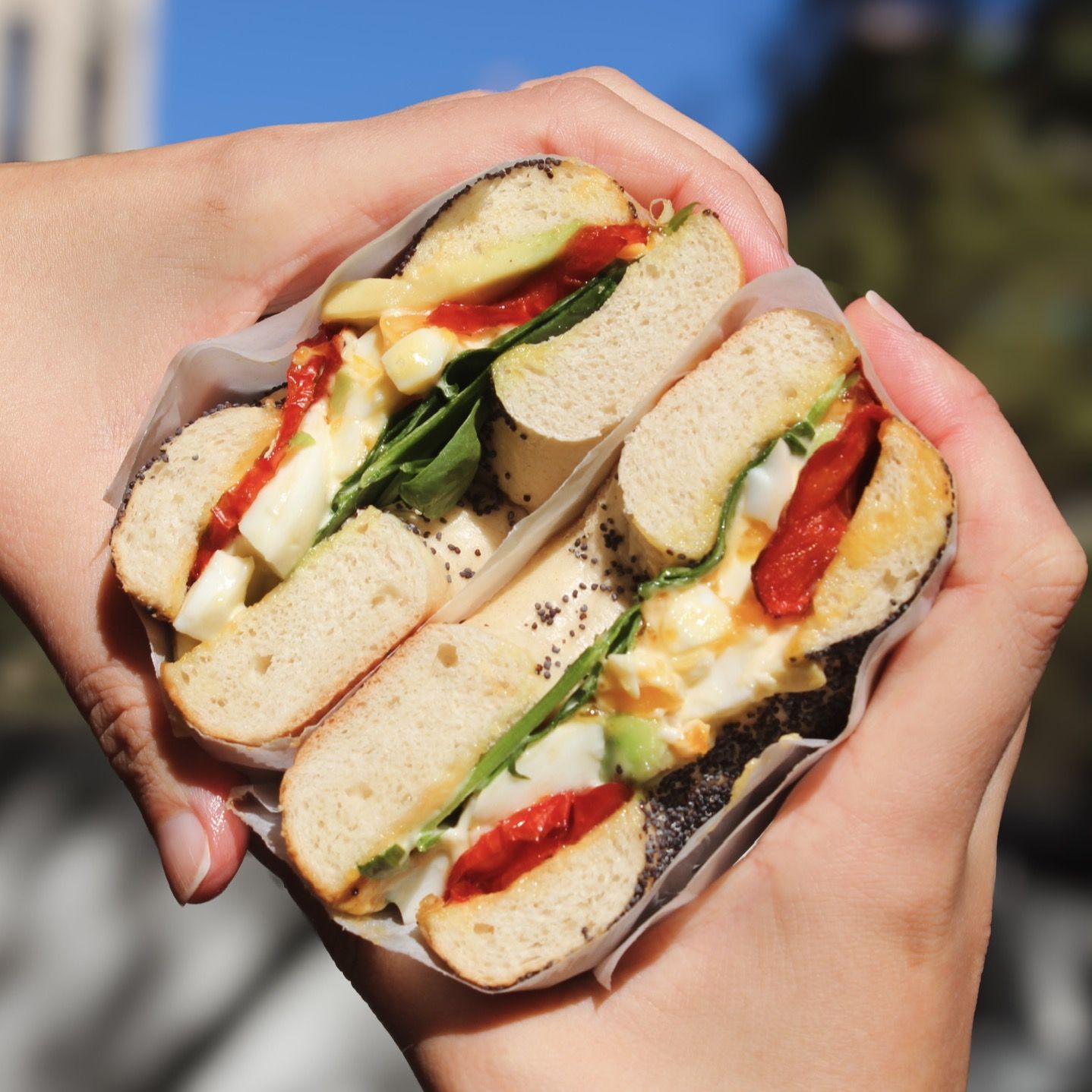 Breakfast bagel