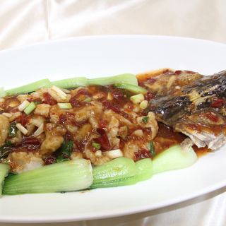 Steamed Nile Perch With Pickle Chilli