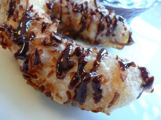 Banana tempura