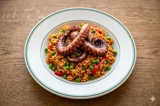 Arroz De Pulpo (Para 1 Persona)