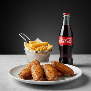 Menú 5 Alitas De Pollo 6 Uds.