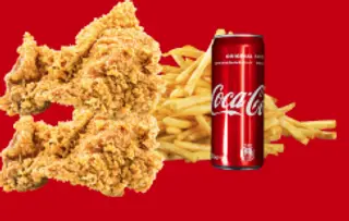 2 Chicken Breast + Chips + Drink