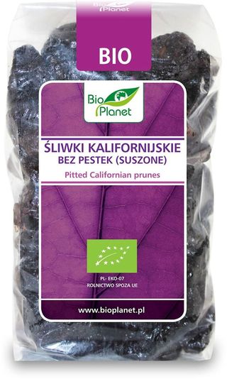 ŚLIWKI KALIFORNIJSKIE BEZ PESTEK BIO 400 g - BIO PLANET